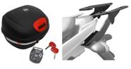 KIT BAÚ MOTO 33L MONOLOCK GIVI E-33N + BAGAGEIRO SCAM LANDER 250 YAMAHA Xtz 250 2019... EM DIANTE