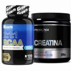 Kit Bcaa 120 Caps Growth + Creatina Pura 300g Probiotica