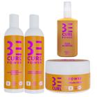 Kit Be Curl Power Cabelos Crespos (3 itens) e Óleo Nutritivo