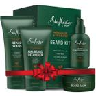 Kit Beard-Care SheaMoisture para homens com sabonete, bálsamo, óleo e condicionador