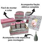 Kit Bebe Decoração Coroa Quarto Menino Berço Maternidade Mdf