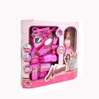 Kit Beleza Infantil Com Boneca 12 Pecas