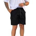 Kit Bermuda Cargo Curta Masculina + Camiseta Oversized Streetwear Basic Oferta Top Envio Imediato