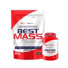 Kit Best Mass 3kg + Creatina Push 300g - Hyperpure Kit potencializador de músculos