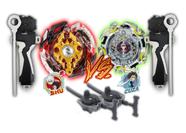 Kit Beyblade Burst God Spriggan Vs Alter Chronos + 4 Lançador