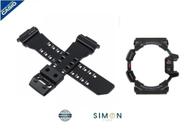 Kit Bezel e Pulseira preta Casio G-Shock GBA-400 10479599 Original com NF 10479599 10479625