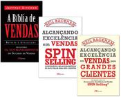 Kit Bíblia Vendas +Alcançando Excelência Vendas+ Grandes Cliente