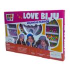 Kit Biju Miçangas Infantil Fashion Pulseiras Love Biju