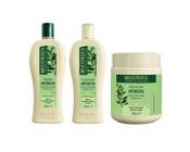 Kit Bio Extratus Antiqueda 500ml Sh + Cond + Banho de Creme