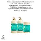 Kit bio extratus cachos e crespos 1 kg - 3 produtos sh/cond/masc