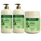 Kit Bio Extratus Jaborandi Antiqueda TRIO ( Shampoo/Condicionador 1L - BC 500g )