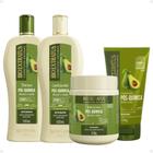 Kit Bio Extratus Pós Quimica Abacate e Jojoba Com 4 500g