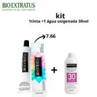 Kit bio extratus tinta 7.66 + água oxigenada 30 volumes