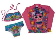 Conjunto Biquíni Uv (bikini) Infantil Praia Meninas Donuts em Promoção na  Americanas