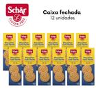 KIT Biscoitos com fibras digestive Dr. Schar 150g - Caixa com 12 unidades