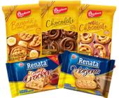 Kit Biscoitos Em Sache Todos Sabores Bauducco Renata 150 Und