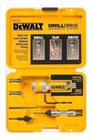 Kit bits brocas escariador troca rapida 8pçs dw2730 - dewalt