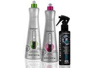 Kit Black Mult Cachos Perfeitos Brilho Cabelos Cacheado Anti Ressecamento Antifrizz Crespos Anelados