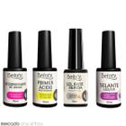 Kit Blindagem Unhas Beltrat PH Primer Gel BASE RENDA Selante