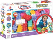 Kit Blocos Sortidos - 48 Peças - Mercotoys