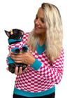 Kit Blusa Fem Jacq &amp Roupa Pet Jacq Elast - Katlen Tricot