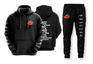 Anime Japonês Akatsuki Nuvem Símbolos dos homens Imprimir Camiseta