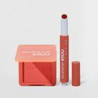 Kit Blush Cremoso Pêssego + Hidratante Labial Coral 4you (2 Produtos)