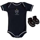 Kit Body + Pantufa para Bebê do Atlético Mineiro 033a