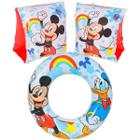 Kit Boia De Braço E Circular Infantil Disney Menino Menina