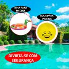 Kit Boia De Pato E Bola De Emoji Aquática Para Diversão Infantil