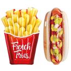 Kit Bóias Infláveis Batata Frita + Hot Dog Intex