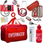 Kit Bolsa Cores Aparelho Pressao Esfigmomanometro Enfermagem Pa Med - P.A. Med