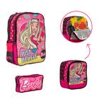 Kit Bolsa Escolar Feminina Barbie Passeio Creche Costas - TOYS 2U