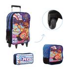 Kit Bolsa Escolar Masculina PK XD Carrinho Passeio Creche