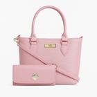 Kit Bolsa Feminina Lorena Com Alça Transversal Removível Willibags.