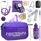 Kit Bolsa Fisioterapia Acadêmico Goniômetro Martelo Buck Fita Antropométrica Completo Incoterm