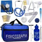 Kit Bolsa Fisioterapia Acadêmico Goniômetro Martelo Buck Fita Antropométrica Incoterm