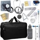 Kit Bolsa Fisioterapia Acadêmico Martelo Buck Goniômetro Completo Incoterm