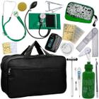 Kit Bolsa Fisioterapia Acadêmico Martelo Buck Goniômetro Completo Pa Med