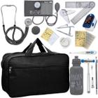 Kit Bolsa Fisioterapia Acadêmico Martelo Buck Goniômetro Completo Premium