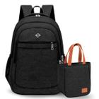 Kit Bolsa Necessaire Organizador Pratica E Mochila Porta Notebook Durável Trabalho Dia Dia Casual Antifurto Presente Top