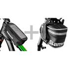 Kit Bolsa porta celular mais bolsa de selim pra bike - Shimano