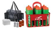 Kit Bolsa Térmica Massagem e Kit Cesta Completo Futebol Esportes - Finta