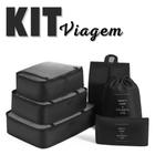 Kit Bolsas de Viagem Organizador Prático de Mala Roupa 6 pçs - New Bag