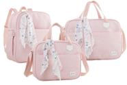 Mochila Maternidade para bebê Bunny Rosa - Just Baby - bebefacilMobile