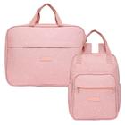 Kit Bolsas Maternidade Pirulitando GG+M Bolinhas Rose