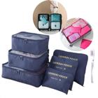 Kit Bolsas Para Viagem Organizador Premium 6 peças Portátil