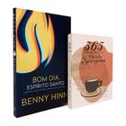 Kit Bom Dia Espírito Santo Benny Hinn + 365 Mensagens Diárias Charles Spurgeon Café