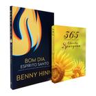 Kit Bom Dia Espírito Santo Benny Hinn + 365 Mensagens Diárias Charles Spurgeon Girassol