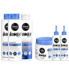 Kit Bomba 3 Itens + 2 Tônico Cresc. + Shampoo - Salon Line